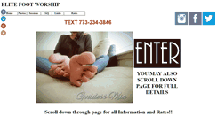 Desktop Screenshot of elitefootworship.com