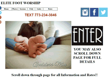 Tablet Screenshot of elitefootworship.com